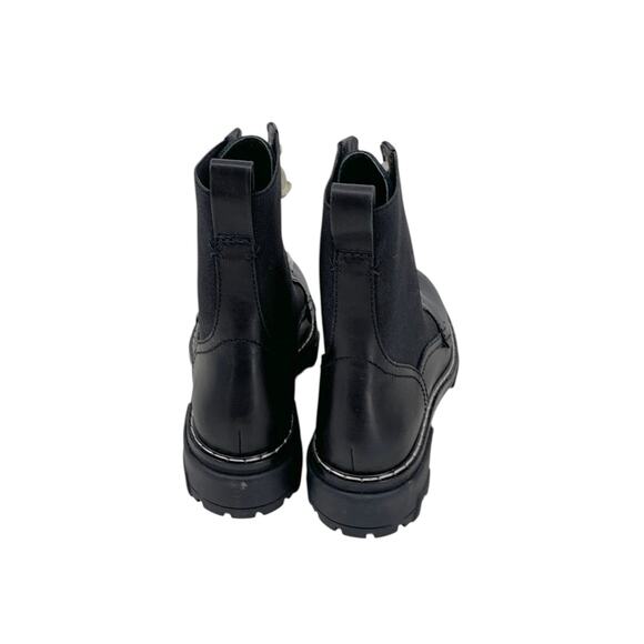 Rag & Bone Shiloh Biker Boot Black Leather Lace Up Size EU 36.5 US 6 - Picture 4 of 8